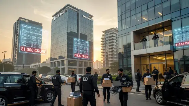 ED Raids Gameskraft Offices Over Alleged ₹1,000 Crore Betting Fraud