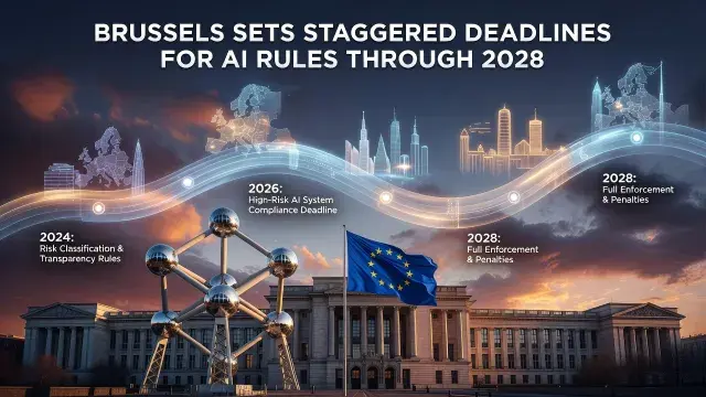 Brussels Sets Staggered Deadlines for AI Rules Through 2028