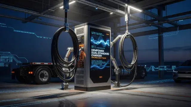 Kempower Unveils Dual-Standard Charger for Cars and Heavy Trucks