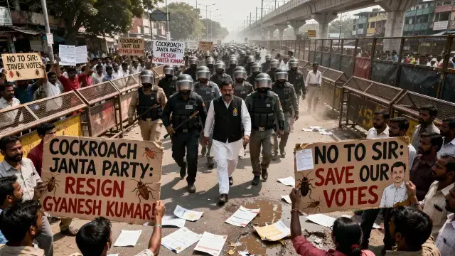 Delhi Crackdown on Election Protest Exposes Deeper Voting Rights Dispute