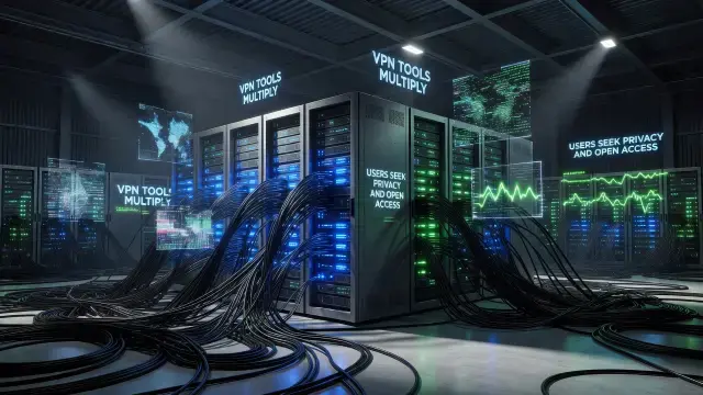 VPN Tools Multiply as Users Seek Privacy and Open Access